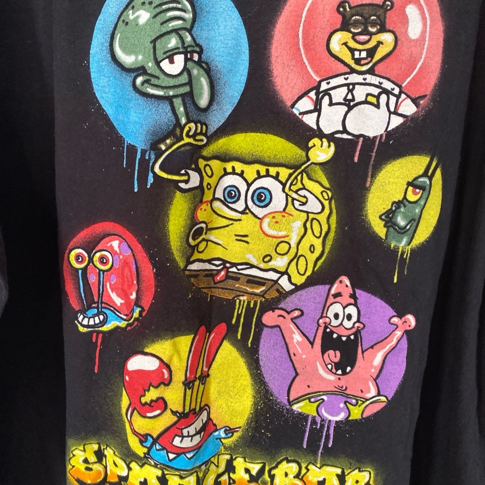Nickelodeon SpongeBob SquarePants Graphic Tee - Black